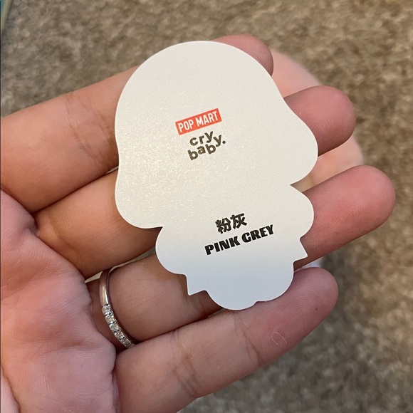 POP MART Crybaby Sunset Concert Series-Plush Pendant Blind Box, pink grey - Picture 8 of 10
